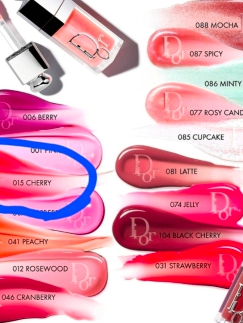 Dior Addict Lip Glow Oil 015 CHERRY JUICY FINISH. BNIB - Picture 3 of 5